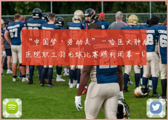 “中国梦·劳动美” - 哈医大肿瘤医院职工羽毛球比赛顺利闭幕 - Copy (12)